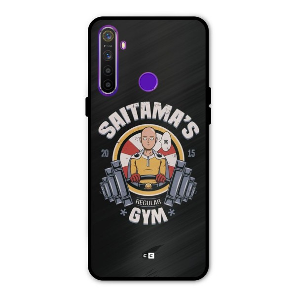 Saitama Gym Metal Back Case for Realme 5i