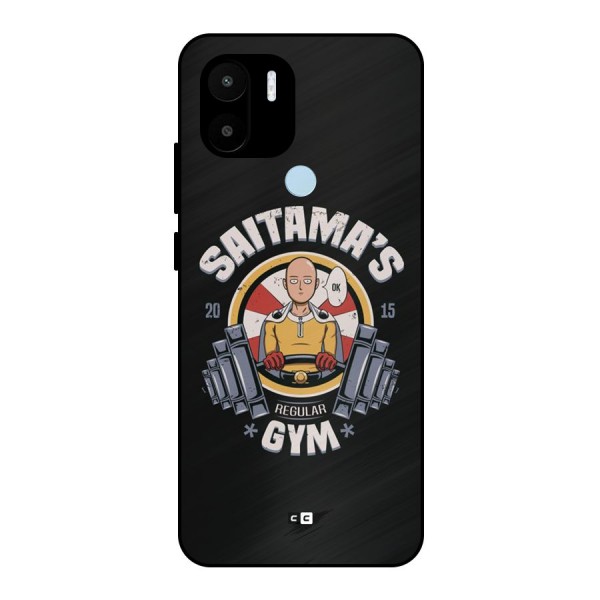 Saitama Gym Metal Back Case for Redmi A1 Plus