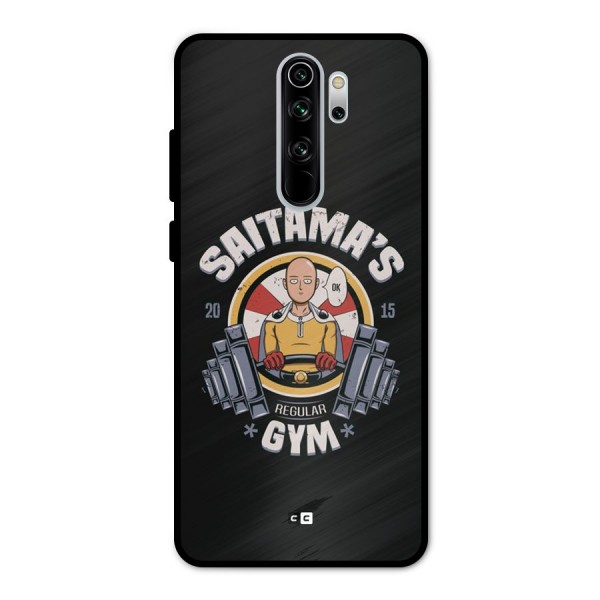 Saitama Gym Metal Back Case for Redmi Note 8 Pro