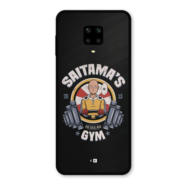 Saitama Gym Metal Back Case for Redmi Note 9 Pro Max