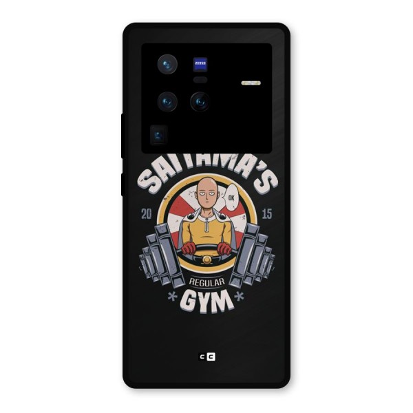 Saitama Gym Metal Back Case for Vivo X80 Pro