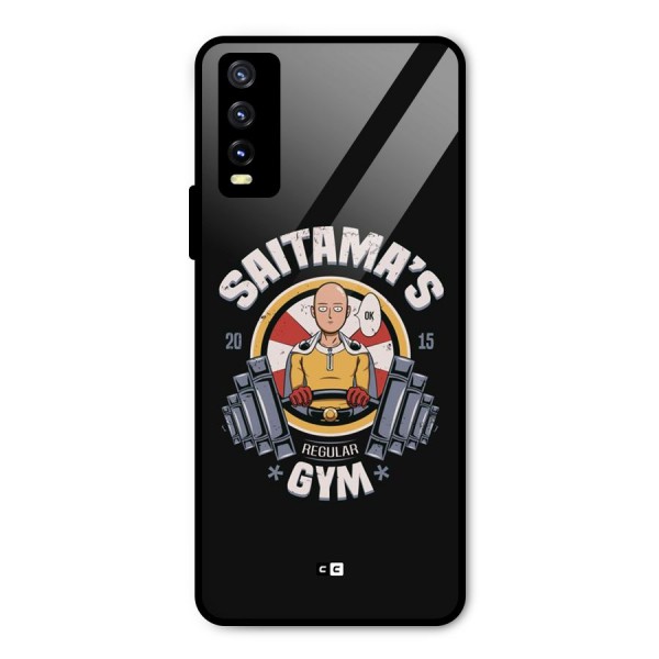 Saitama Gym Metal Back Case for Vivo Y20i