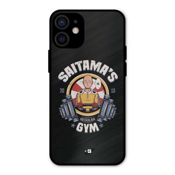 Saitama Gym Metal Back Case for iPhone 12 Mini