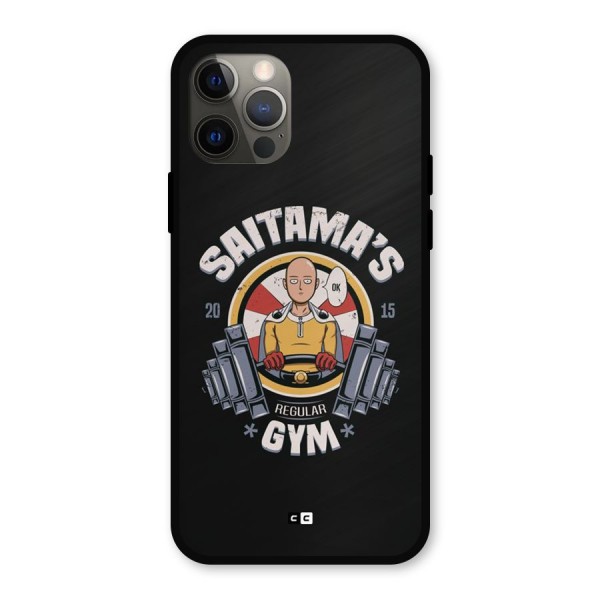 Saitama Gym Metal Back Case for iPhone 12 Pro