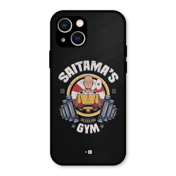 Saitama Gym Metal Back Case for iPhone 13