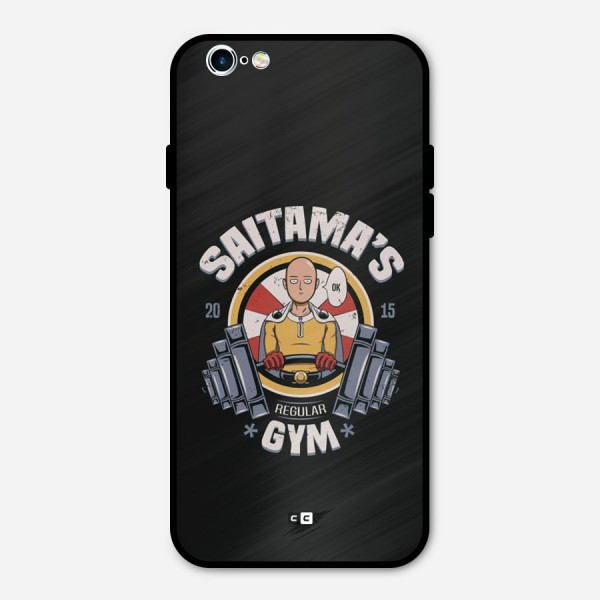 Saitama Gym Metal Back Case for iPhone 6 6s