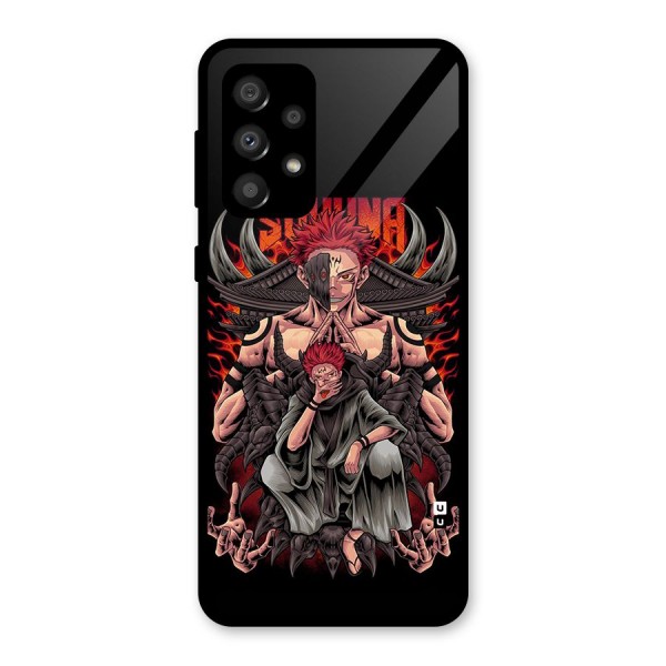 Sakuna King Glass Back Case for Galaxy A32