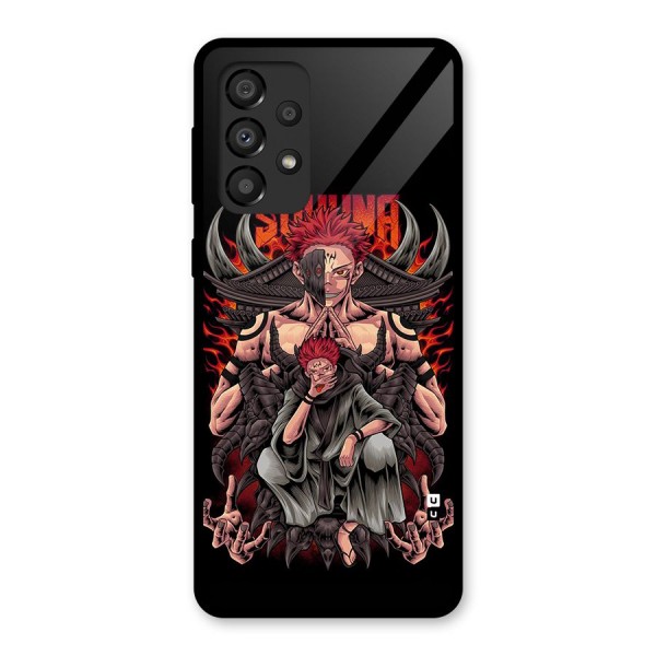 Sakuna King Glass Back Case for Galaxy A33 5G