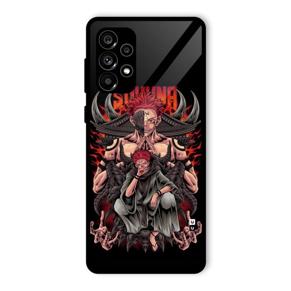 Sakuna King Glass Back Case for Galaxy A73 5G