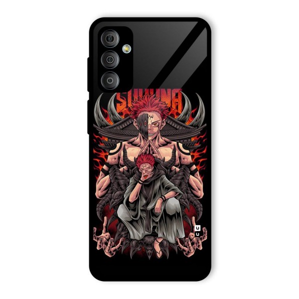 Sakuna King Glass Back Case for Galaxy F23