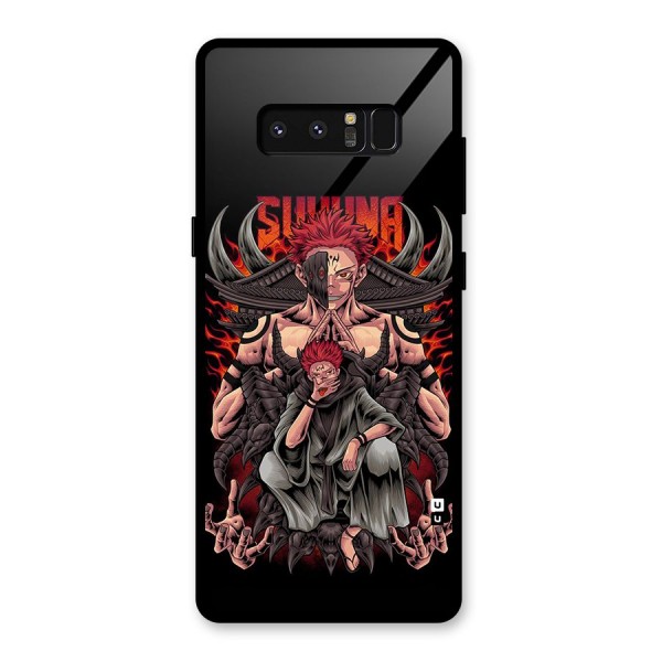 Sakuna King Glass Back Case for Galaxy Note 8