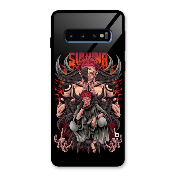 Sakuna King Glass Back Case for Galaxy S10