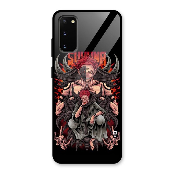 Sakuna King Glass Back Case for Galaxy S20