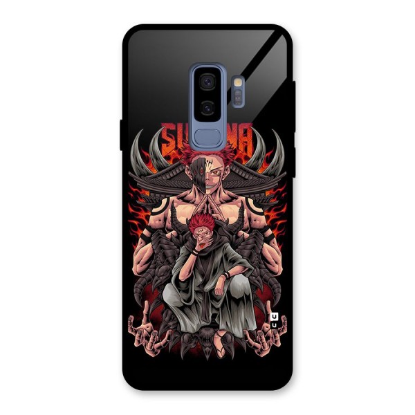 Sakuna King Glass Back Case for Galaxy S9 Plus
