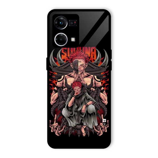 Sakuna King Glass Back Case for Oppo F21 Pro 4G
