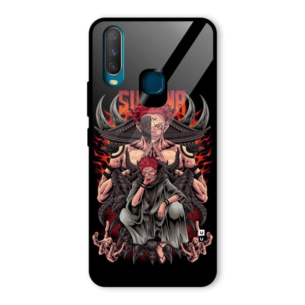 Sakuna King Glass Back Case for Vivo Y12