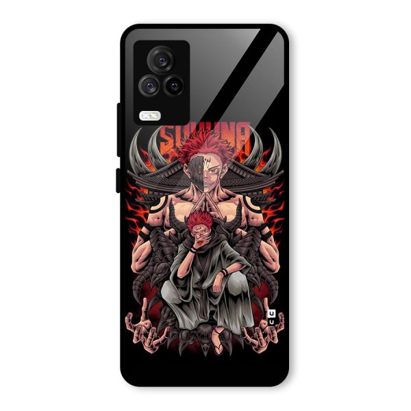 Sakuna King Glass Back Case for Vivo iQOO 7 Legend 5G