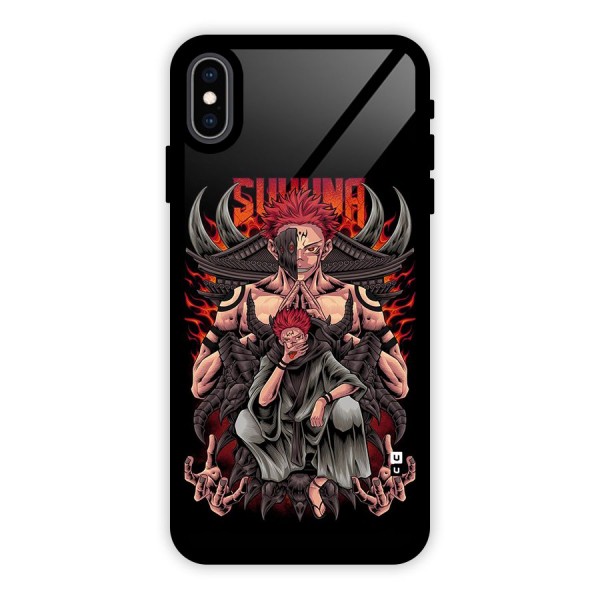 Sakuna King Glass Back Case for iPhone XS Max
