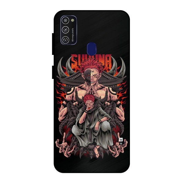 Sakuna King Metal Back Case for Galaxy M30s