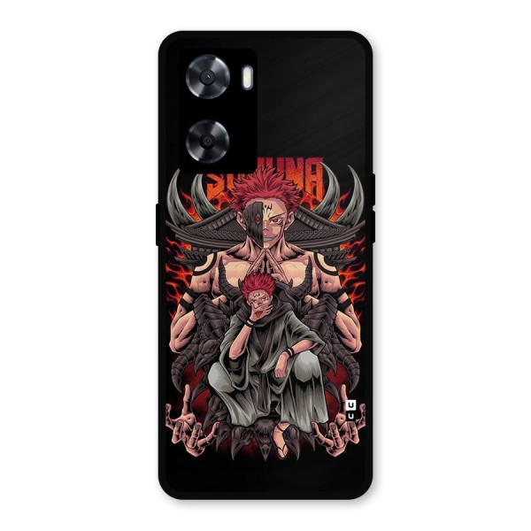 Sakuna King Metal Back Case for Oppo A57 2022