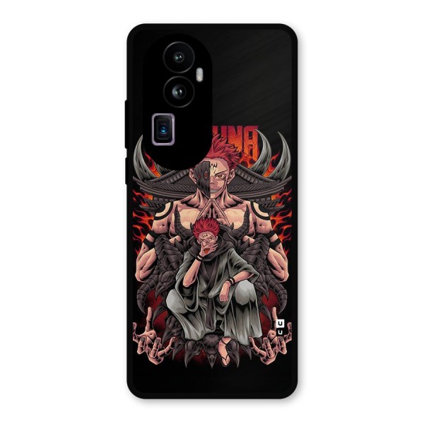 Sakuna King Metal Back Case for Oppo Reno10 Pro Plus