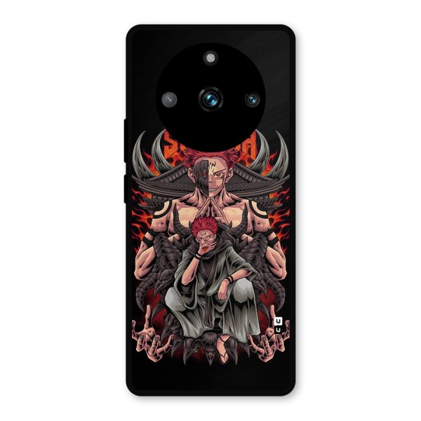Sakuna King Metal Back Case for Realme 11 Pro
