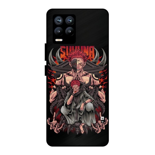 Sakuna King Metal Back Case for Realme 8 Pro