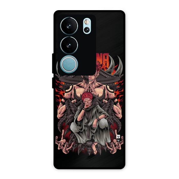 Sakuna King Metal Back Case for Vivo V29