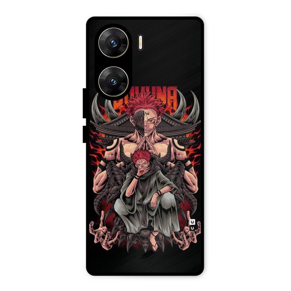 Sakuna King Metal Back Case for Vivo V29e