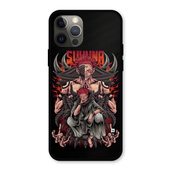 Sakuna King Metal Back Case for iPhone 12 Pro