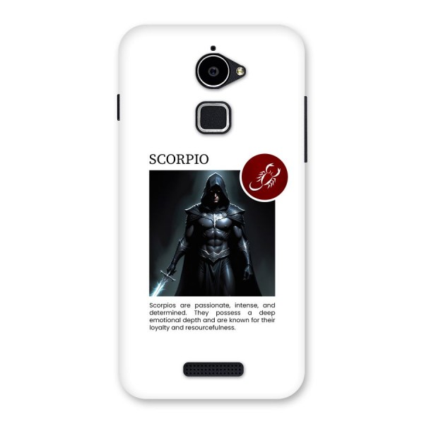 Sane Scorpio Back Case for Coolpad Note 3 Lite