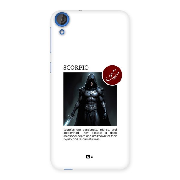 Sane Scorpio Back Case for Desire 820