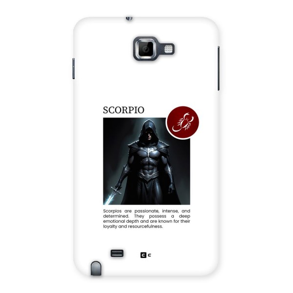 Sane Scorpio Back Case for Galaxy Note