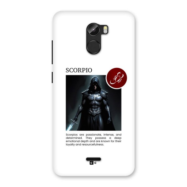 Sane Scorpio Back Case for Gionee X1