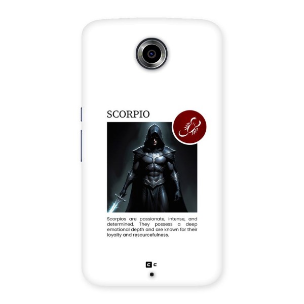 Sane Scorpio Back Case for Google Nexus 6
