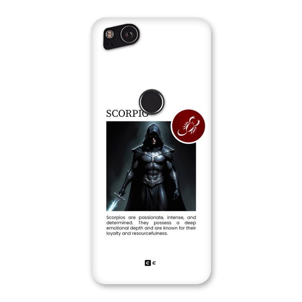 Sane Scorpio Back Case for Google Pixel 2