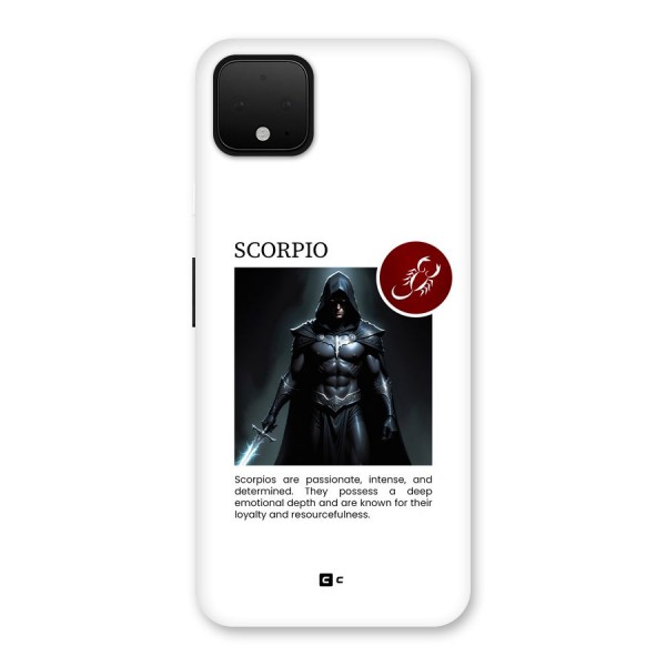 Sane Scorpio Back Case for Google Pixel 4 XL