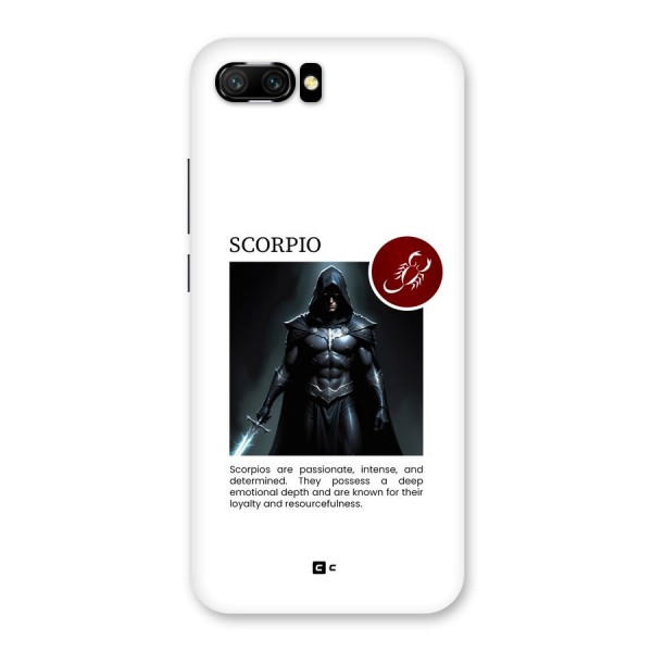 Sane Scorpio Back Case for Honor 10