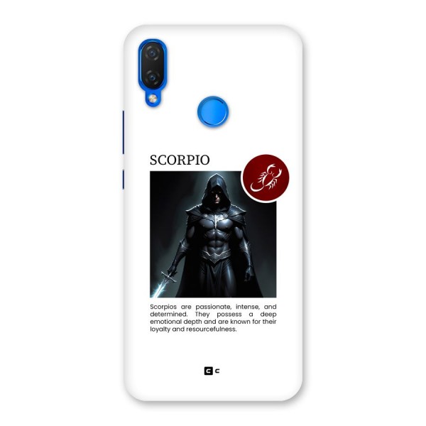 Sane Scorpio Back Case for Huawei P Smart Plus