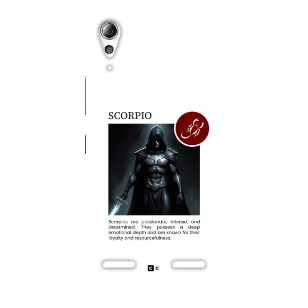 Sane Scorpio Back Case for Lenovo A6000