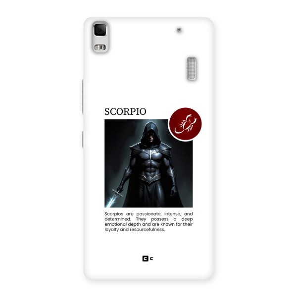 Sane Scorpio Back Case for Lenovo K3 Note