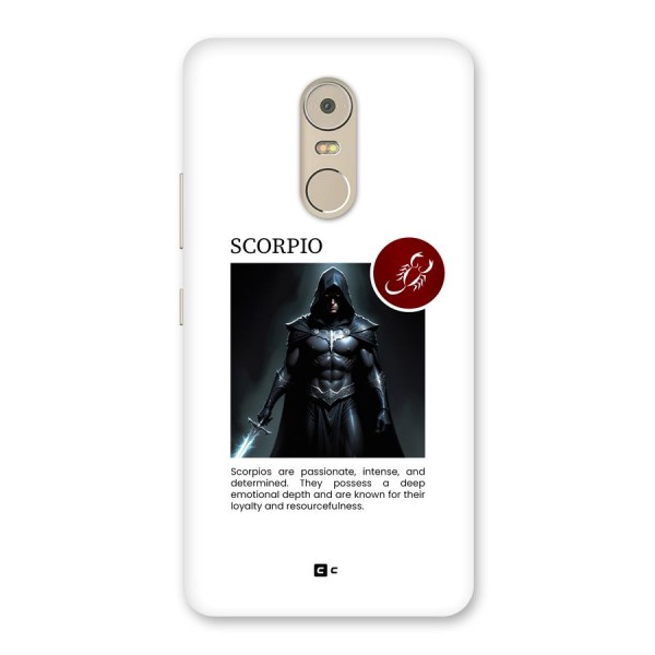 Sane Scorpio Back Case for Lenovo K6 Note