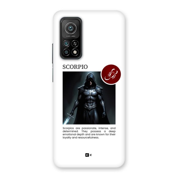 Sane Scorpio Back Case for Mi 10T 5G