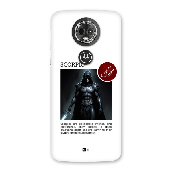 Sane Scorpio Back Case for Moto E5 Plus