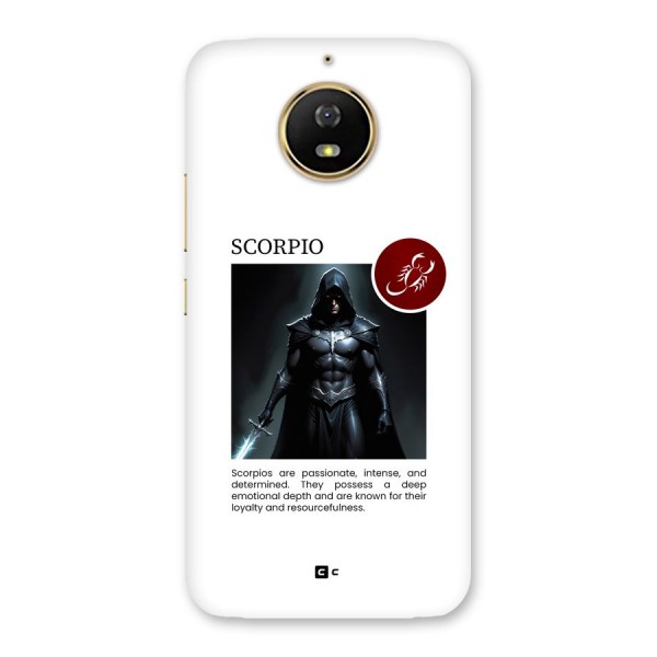 Sane Scorpio Back Case for Moto G5s