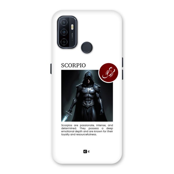 Sane Scorpio Back Case for Oppo A32