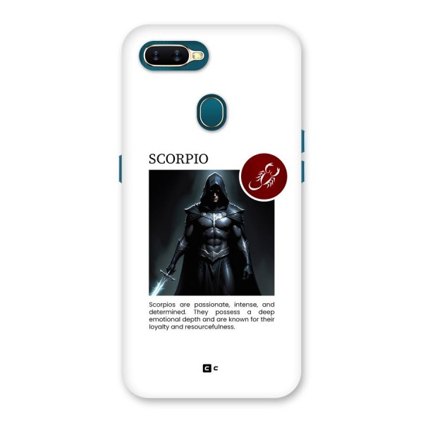 Sane Scorpio Back Case for Oppo A7
