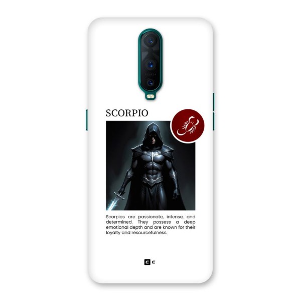 Sane Scorpio Back Case for Oppo R17 Pro