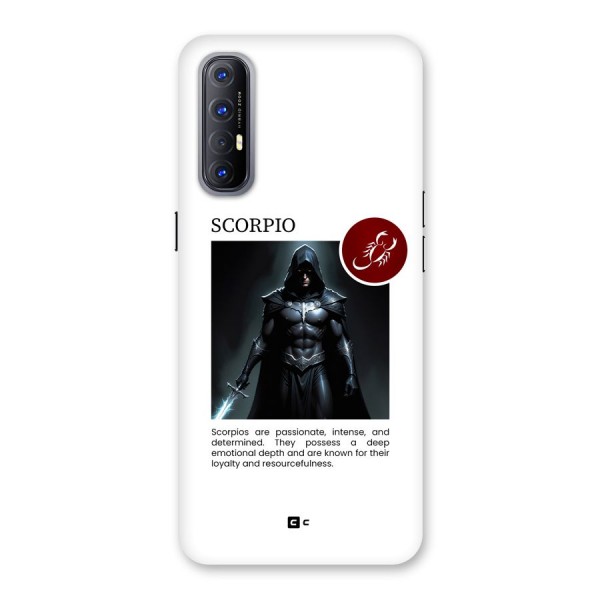 Sane Scorpio Back Case for Oppo Reno3 Pro