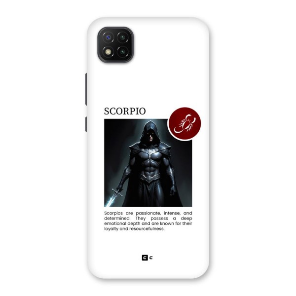 Sane Scorpio Back Case for Poco C3